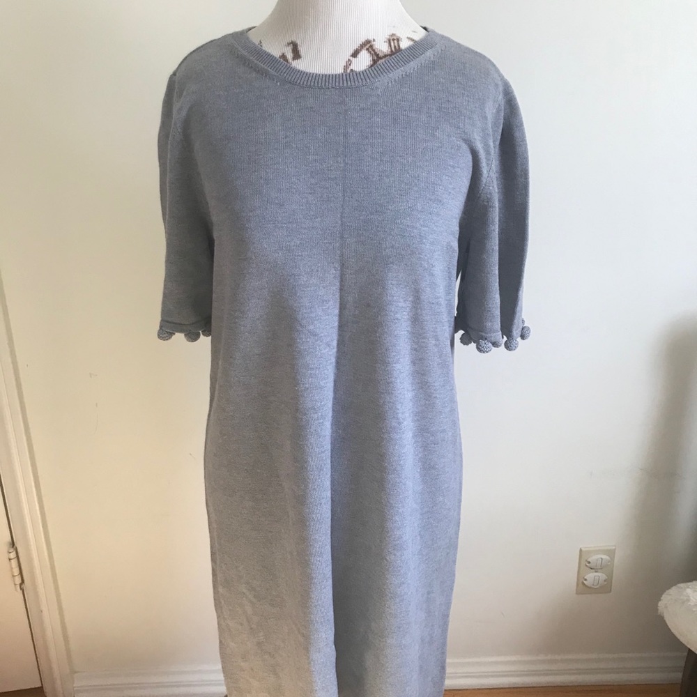 Banana Republic Sweater Dress with Pom Poms